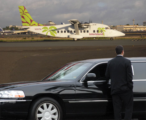 Limo and Charter Plane